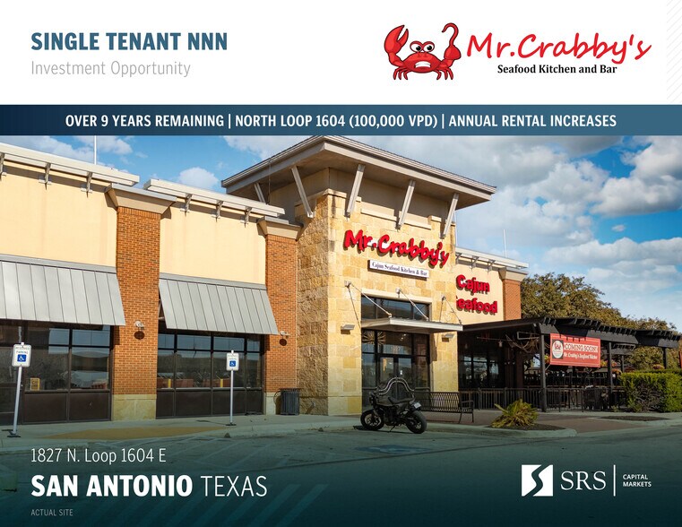 1827 N Loop 1604 E, San Antonio, TX à vendre - Photo de l’immeuble – Image 1 sur 8