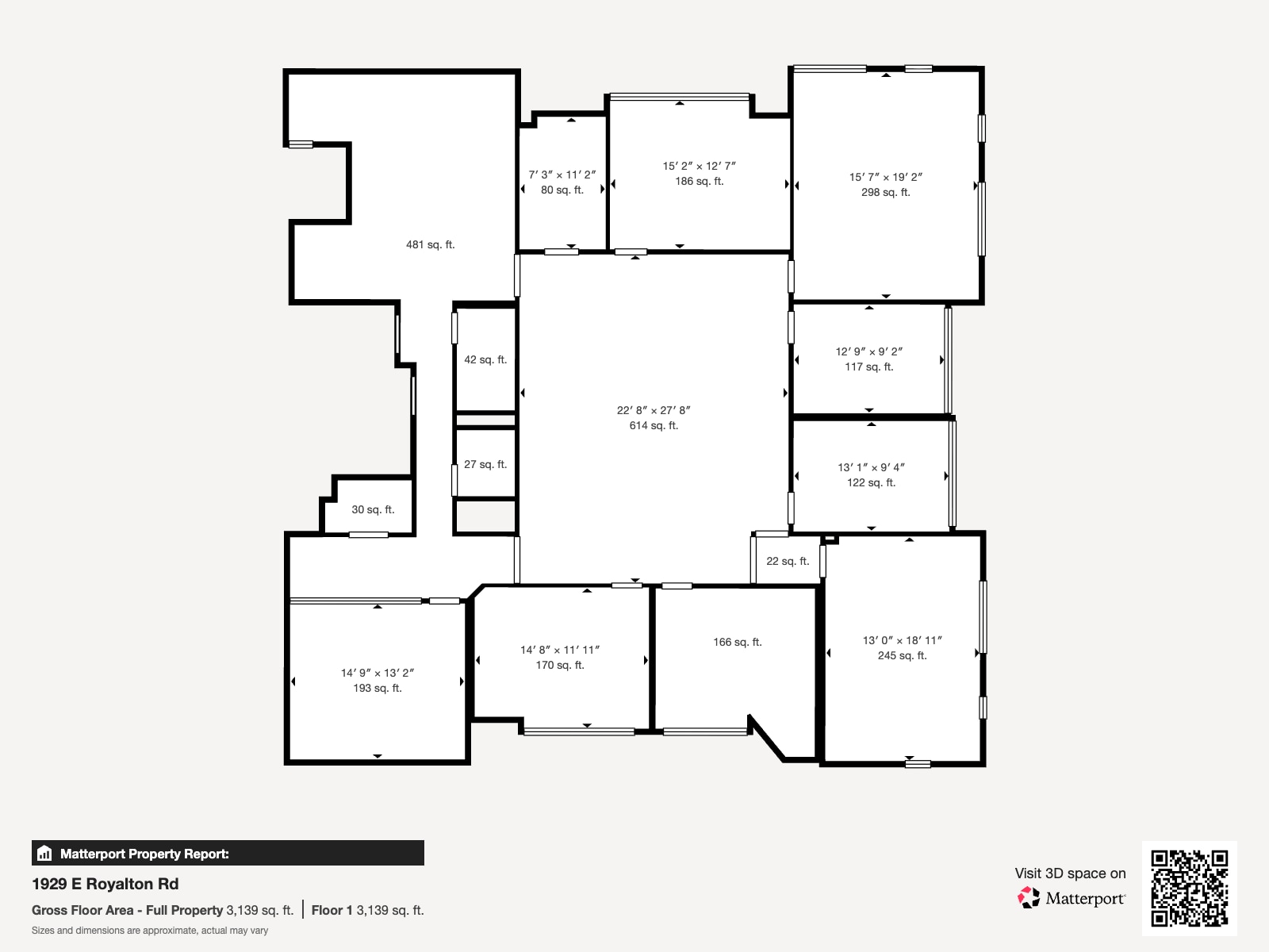 1929 E Royalton Rd, Broadview Heights, OH à louer Plan d’étage– Image 1 sur 1