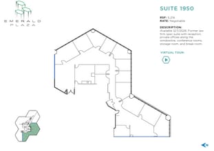 402 W Broadway, San Diego, CA à louer Plan d’étage– Image 1 sur 1
