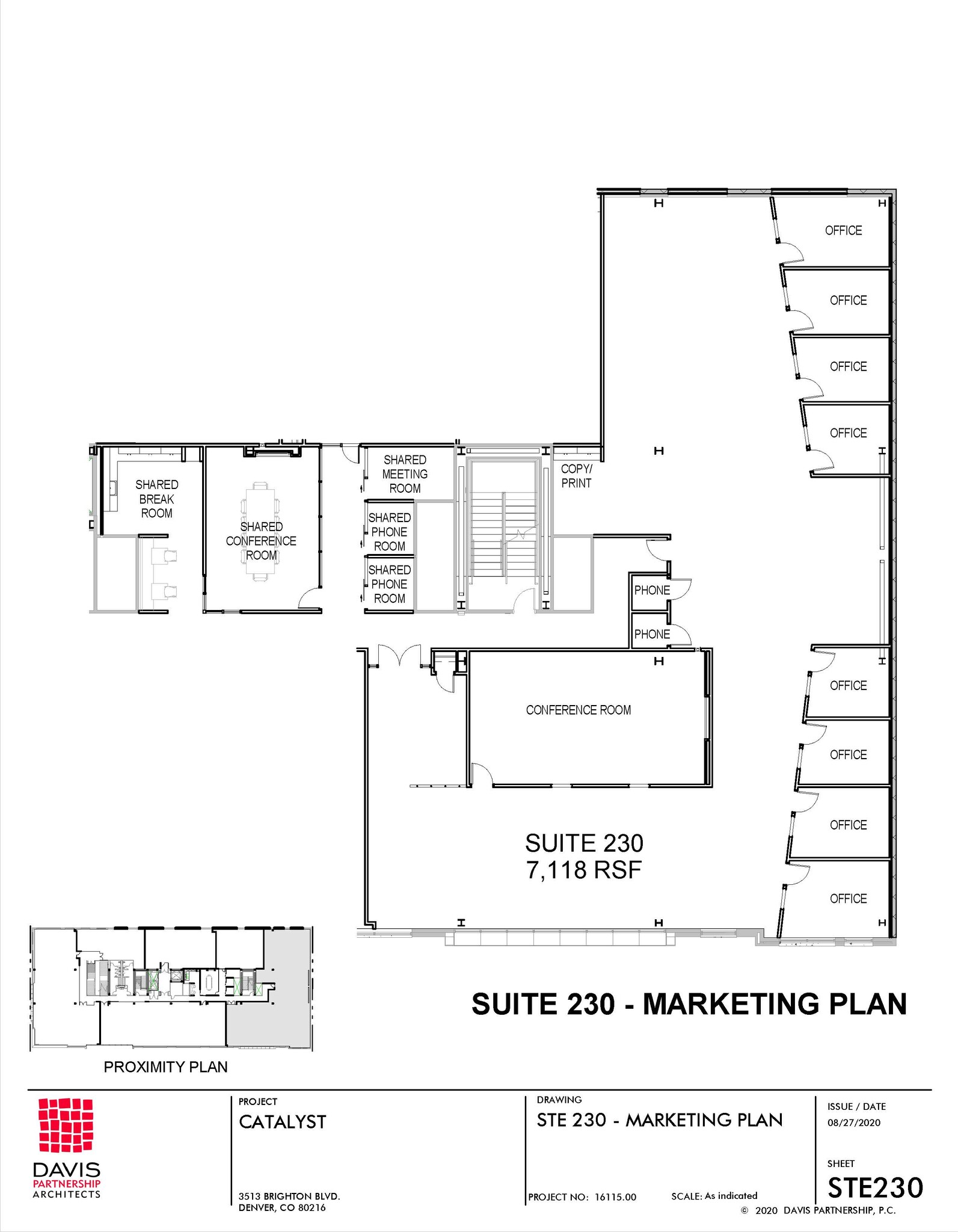 3513 Brighton Blvd, Denver, CO à louer Plan d’étage– Image 1 sur 1