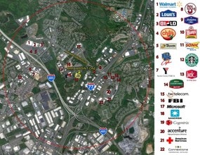 9401 Arrowpoint Blvd, Charlotte, NC - VUE AÉRIENNE  vue de carte