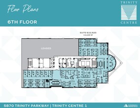 5870 Trinity Pky, Centreville, VA à louer Plan d’étage– Image 1 sur 1