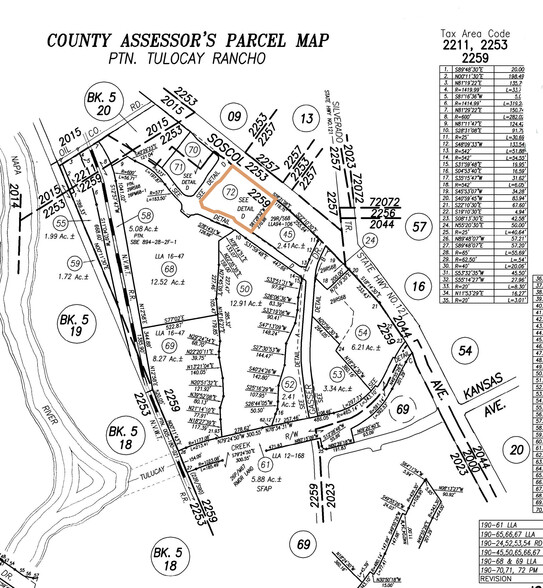 459 Soscol, Napa, CA à louer - Plan de site – Image 2 sur 3
