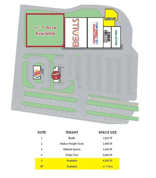 15485 Highway 43, Russellville, AL à louer - Plan de site – Image 2 sur 2