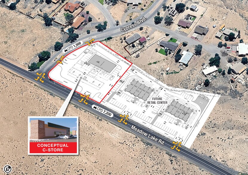 SWC Meadow Lake Rd & Cypress blvd, Los Lunas, NM à vendre - Photo de l’immeuble – Image 2 sur 8