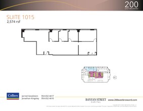 200 E Broward Blvd, Fort Lauderdale, FL à louer Plan d’étage– Image 2 sur 7