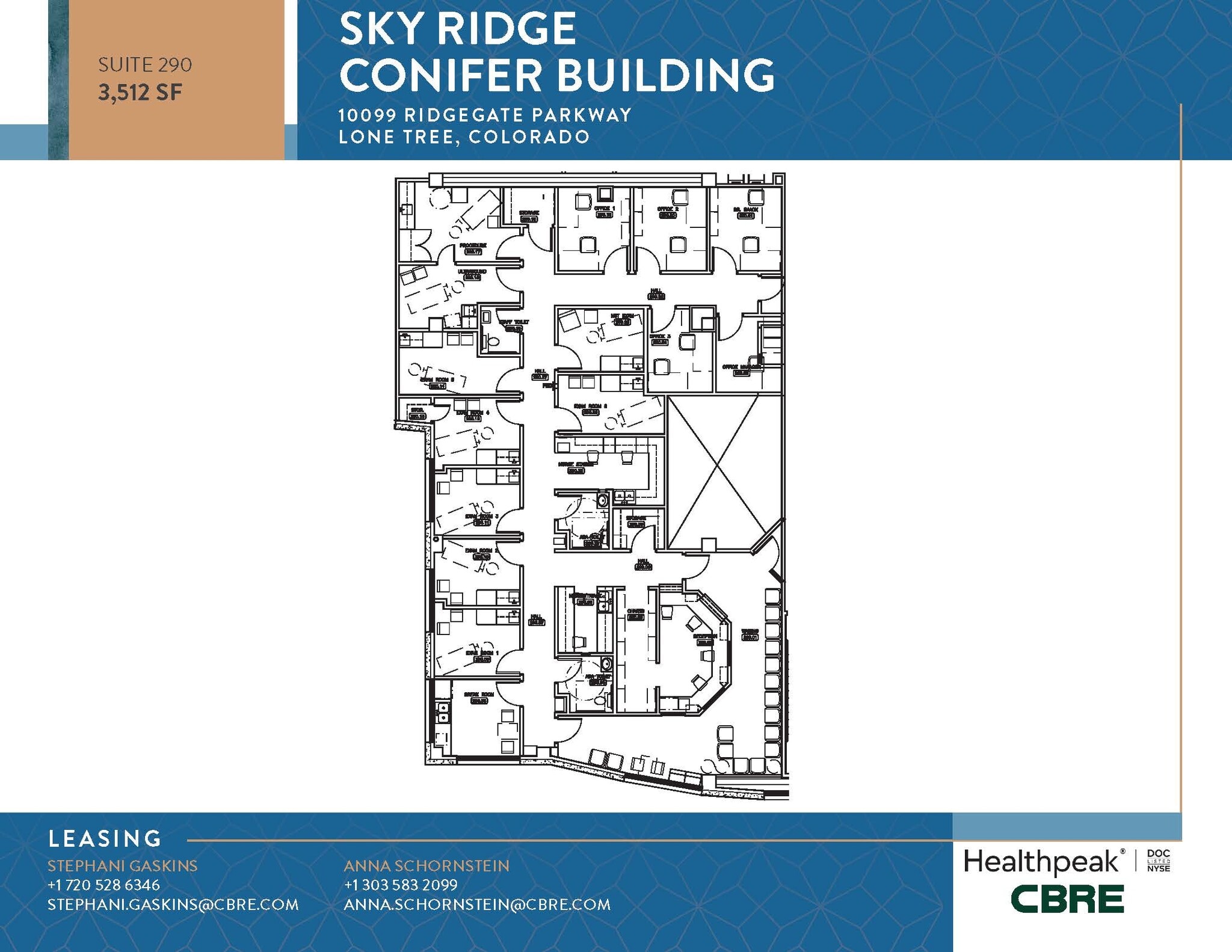 10535 Park Meadows Blvd, Lone Tree, CO à louer Plan d’étage– Image 1 sur 1