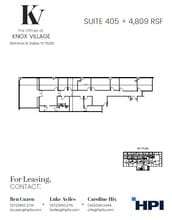 3001-3003 Knox St, Dallas, TX à louer Plan d’étage– Image 1 sur 1