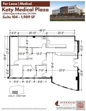 23510 Kingsland Blvd, Katy, TX à louer Plan d’étage– Image 2 sur 2