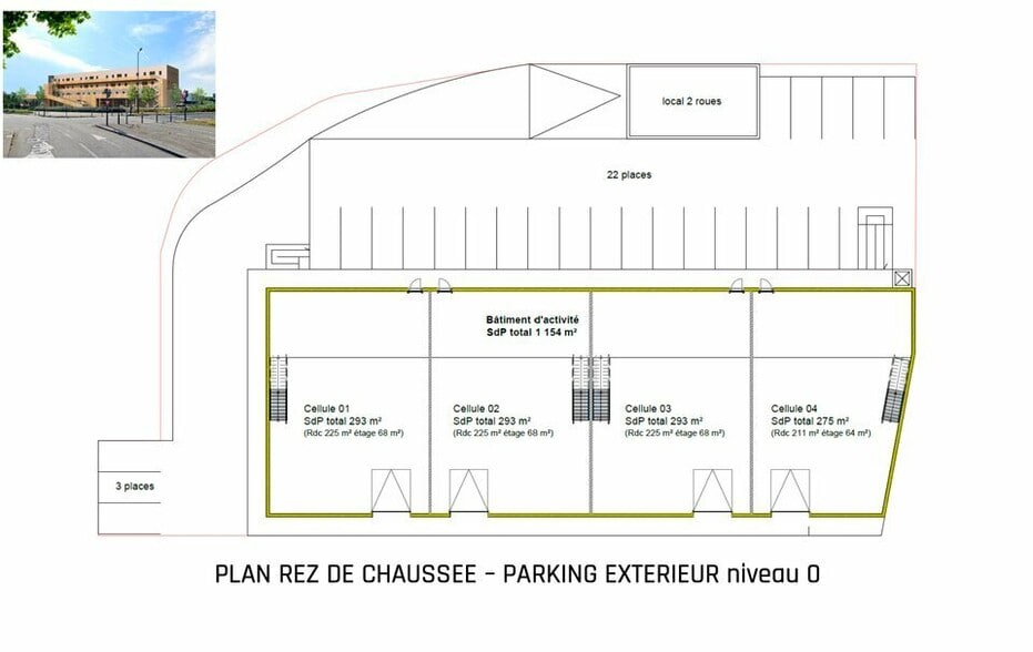 Local d'activités dans Le Havre à vendre - Plan de site – Image 2 sur 5