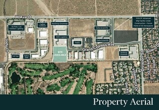 Legacy Ln & Grand Cypress Ave, Palmdale, CA - Vue aérienne vue de carte