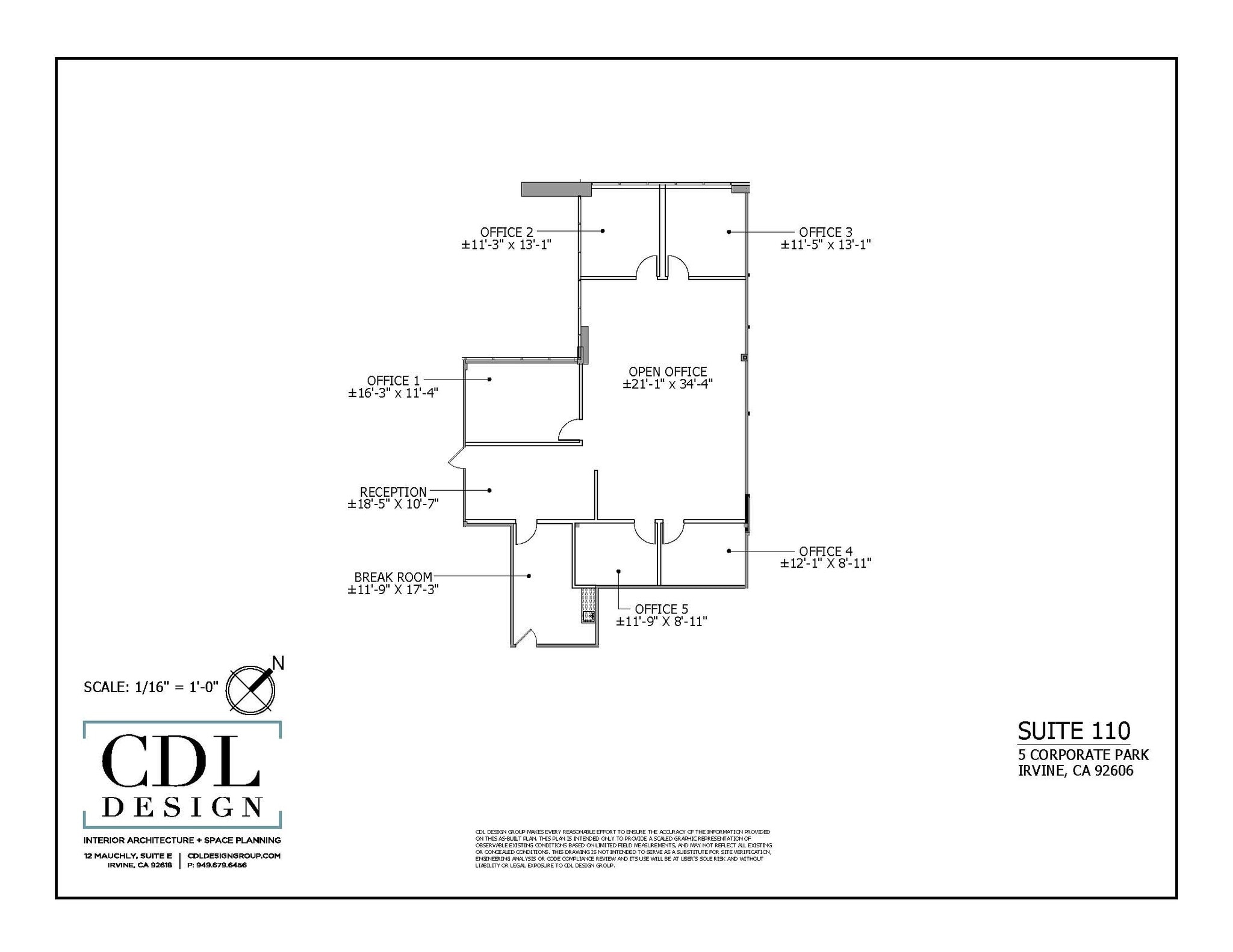 5 Corporate Park, Irvine, CA à louer Plan d’étage– Image 1 sur 1