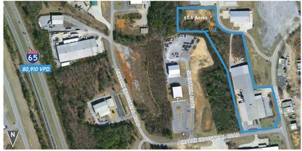100 Airpark Industrial Rd, Alabaster, AL - VUE AÉRIENNE  vue de carte