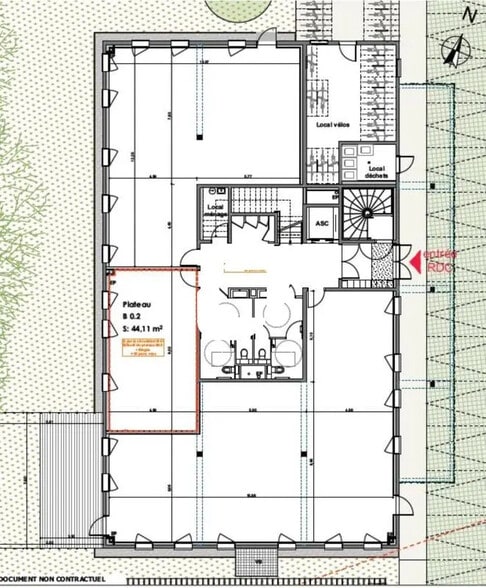 Bureau dans Treillières à vendre - Plan d’étage – Image 3 sur 15