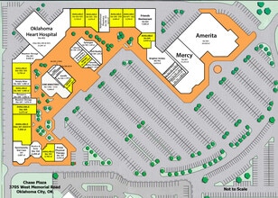 3705 W Memorial Rd, Oklahoma City, OK à louer Plan de site– Image 1 sur 2