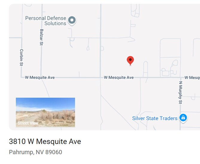3810 Mesquite Ave, Pahrump, NV à vendre - Photo principale – Image 1 sur 1