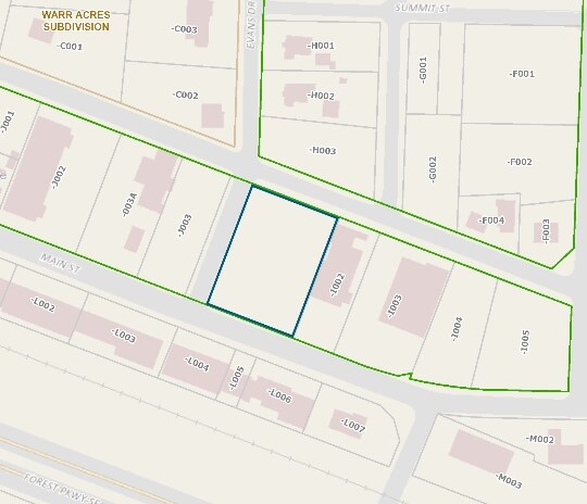 842 Main St, Forest Park, GA à vendre - Plan cadastral – Image 3 sur 6