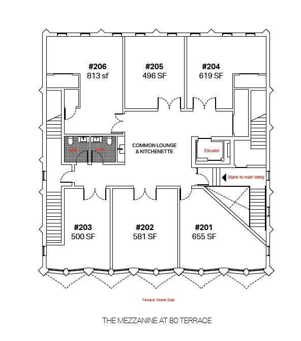 80 Terrace St, Boston, MA à louer Plan d’étage– Image 1 sur 1