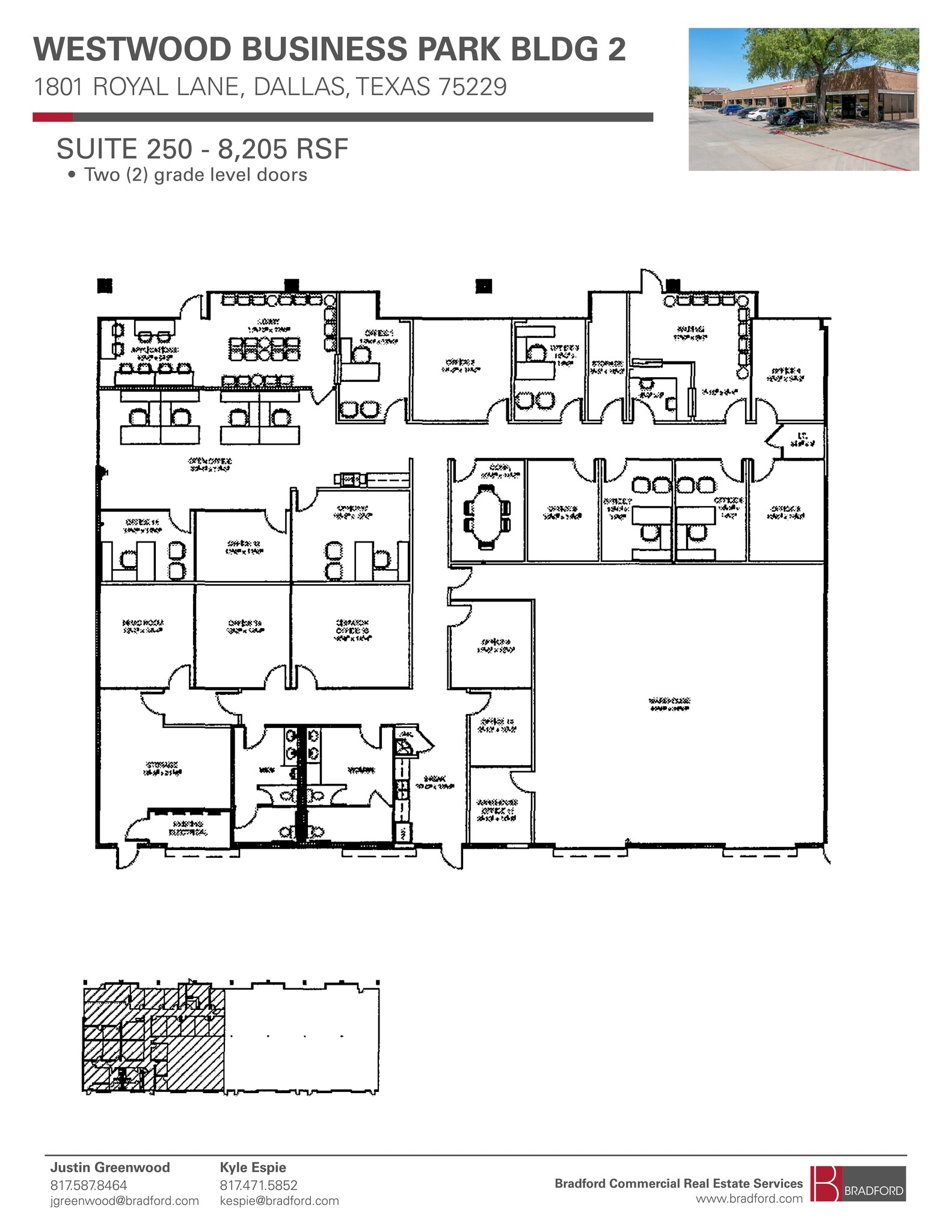 1801 Royal Ln, Farmers Branch, TX à louer Plan d’étage– Image 1 sur 1