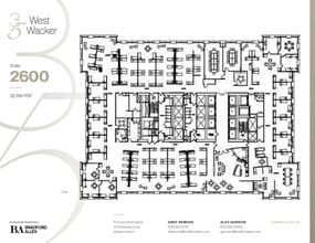 35 W Wacker Dr, Chicago, IL à louer Plan d’étage– Image 1 sur 6