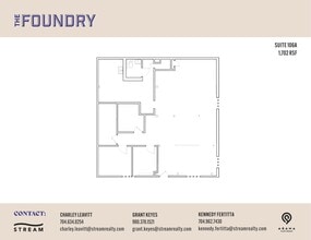 601 S Cedar St, Charlotte, NC à louer Plan d’étage– Image 1 sur 1