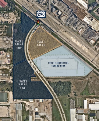 Plus de détails pour US 290 & Jones Road, Houston, TX - Terrain à vendre