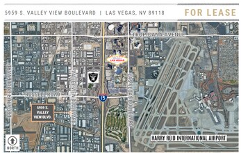 5959 Valley View Blvd, Las Vegas, NV - Vue aérienne vue de carte - Image1