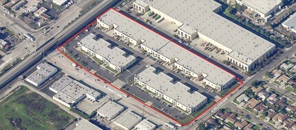 111-125 N Sunset Ave, City of Industry, CA - Vue aérienne vue de carte
