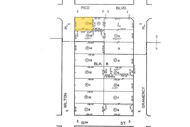 3260-3270 W Pico Blvd, Los Angeles, CA à louer - Plan cadastral – Image 3 sur 7