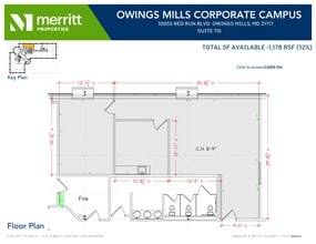 10045 Red Run Blvd, Owings Mills, MD à louer Plan d’étage– Image 1 sur 1