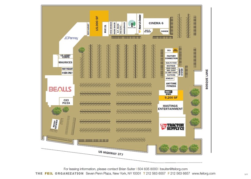 2900 W Washington St, Stephenville, TX à louer - Plan de site – Image 3 sur 3