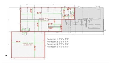 3317 Inwood Rd, Dallas, TX à louer Plan d’étage– Image 1 sur 1