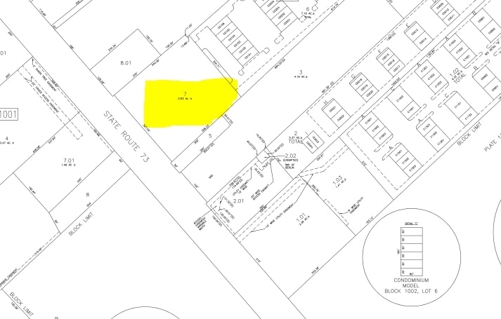 585 N Route 73, West Berlin, NJ à vendre - Plan cadastral – Image 3 sur 3