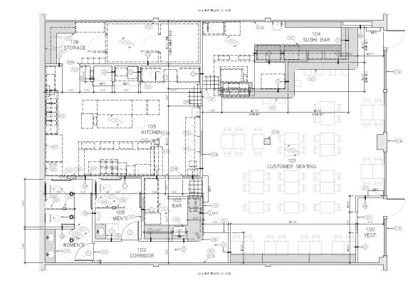4915-4929 Elm St, Bethesda, MD à louer Plan d’étage– Image 1 sur 1