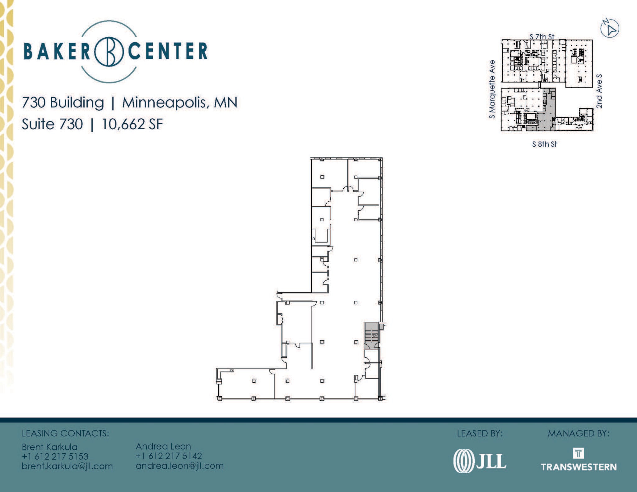 733 Marquette Ave, Minneapolis, MN à louer Plan d’étage– Image 1 sur 1