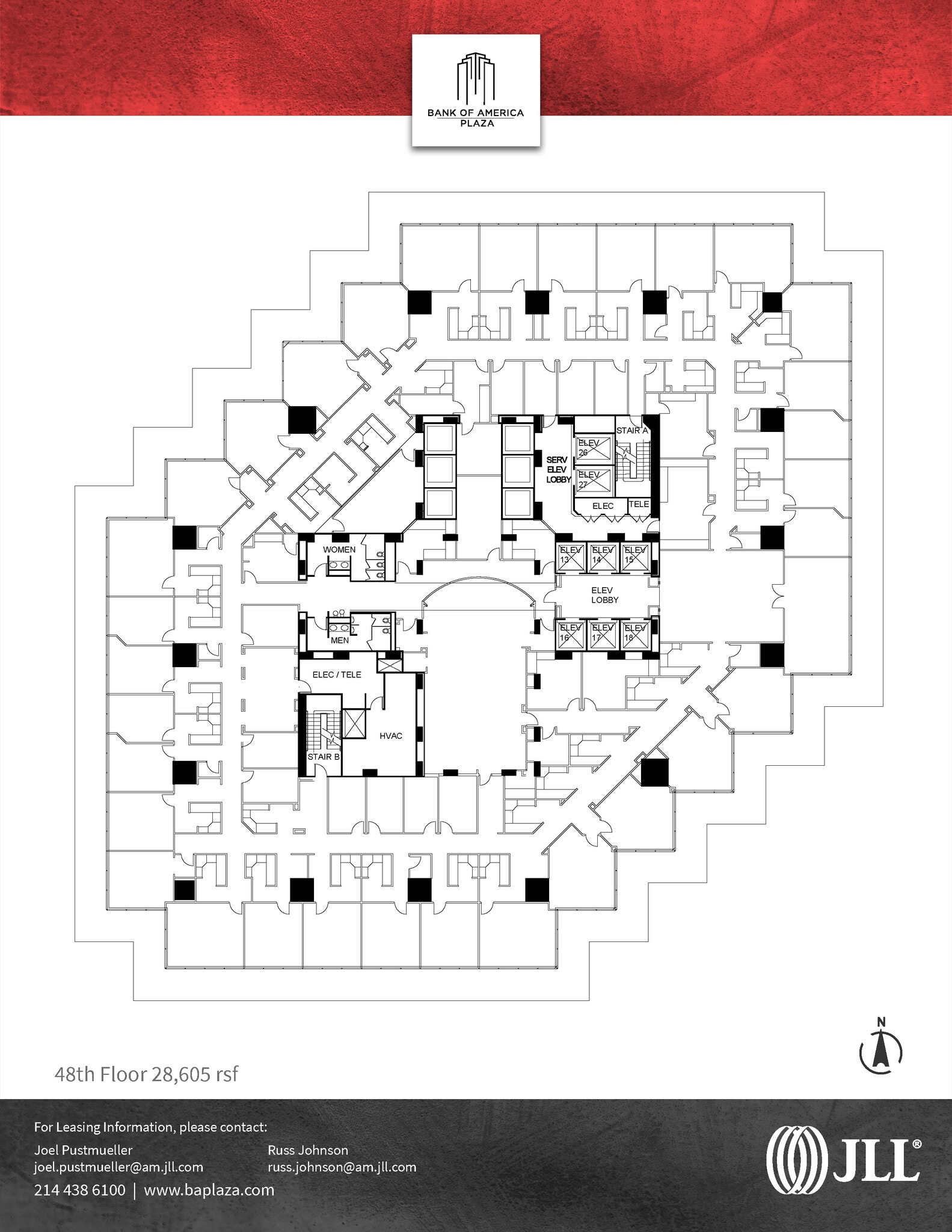 901 Main St, Dallas, TX à louer Plan d’étage– Image 1 sur 1