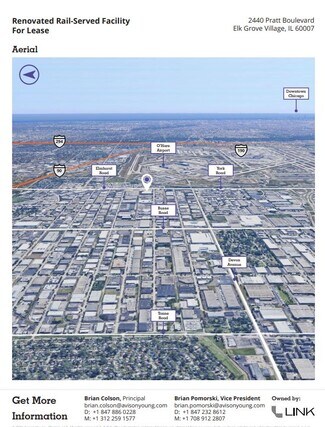 Plus de détails pour 2440 Pratt Blvd, Elk Grove Village, IL - Industriel/Logistique à louer