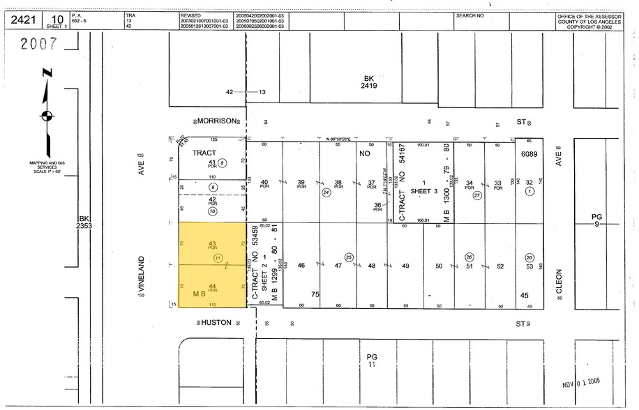 4926 Vineland Ave, North Hollywood, CA à louer - Plan cadastral – Image 2 sur 6