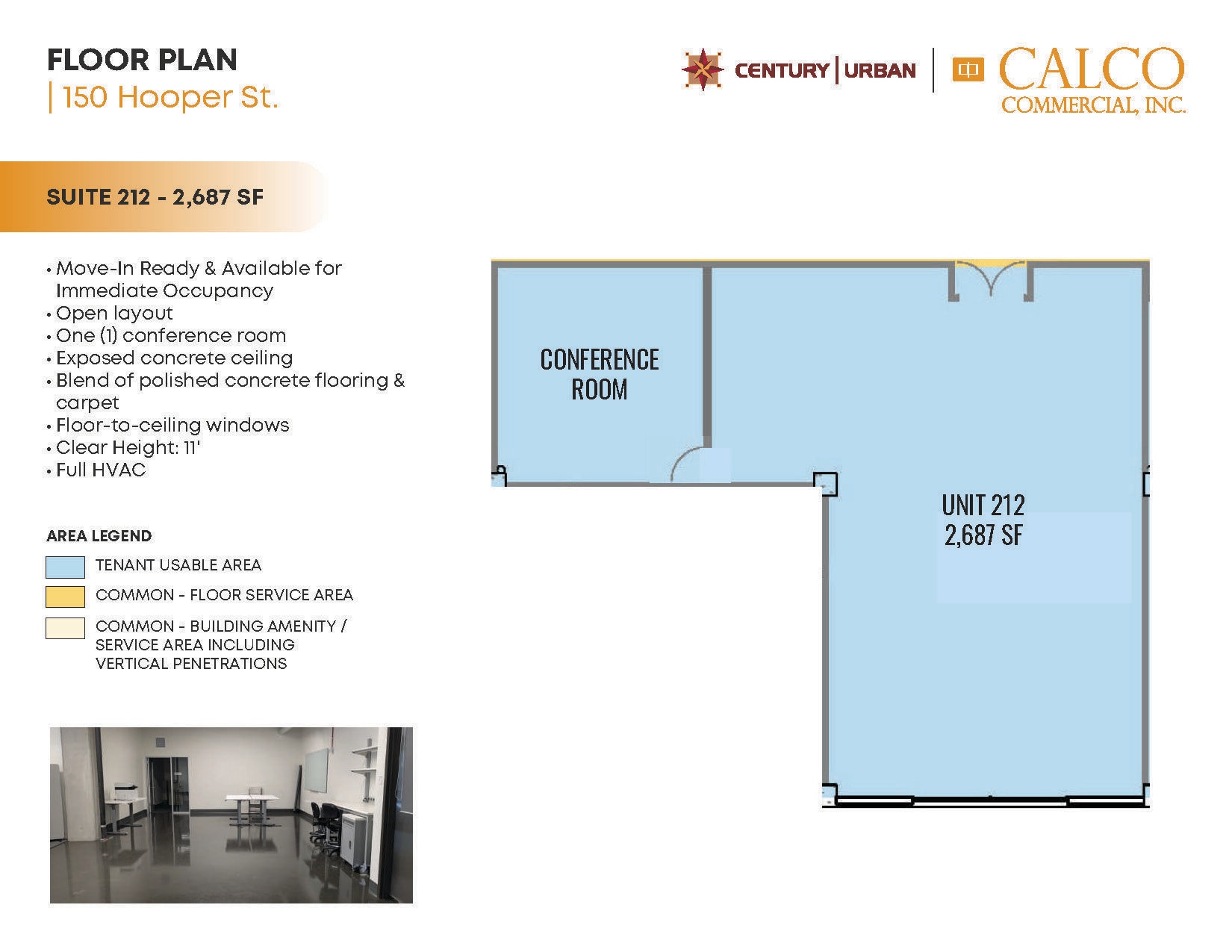 150 Hooper St, San Francisco, CA à louer Plan d’étage– Image 1 sur 6