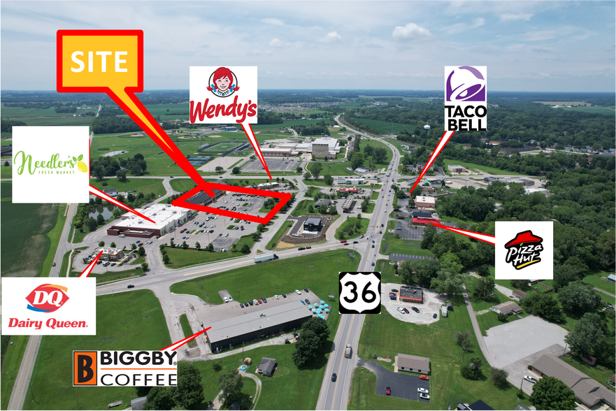3021-3055 W US Highway 36, Pendleton, IN à louer - Aérien – Image 2 sur 11