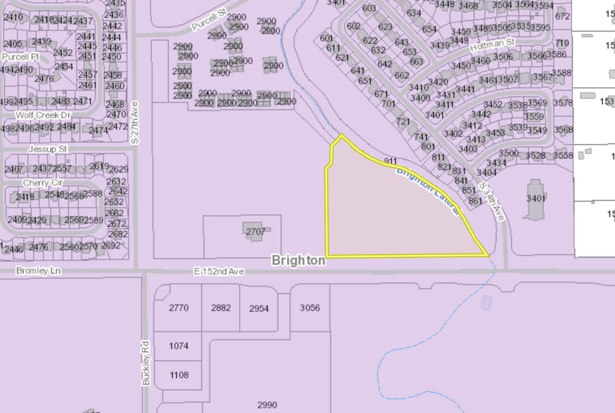 TBD Bromley Lane East, Brighton, CO à vendre - Plan cadastral – Image 2 sur 2