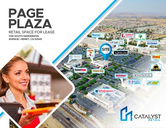 Plus de détails pour 1127-1135 S Sanderson Ave, Hemet, CA - Local commercial à louer