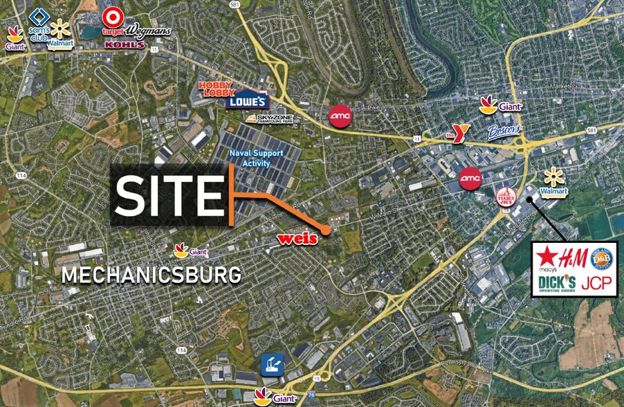 5024 Simpson Ferry Rd, Mechanicsburg, PA à vendre - Photo de l’immeuble – Image 2 sur 3