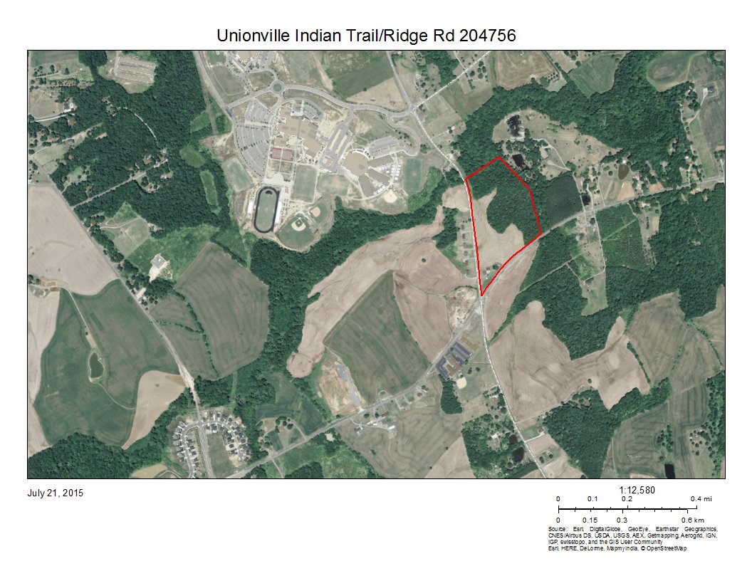 Unionville-Indian Trail & Ridge Rd, Unionville, NC à vendre Photo de l’immeuble– Image 1 sur 2