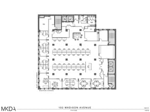 102 Madison Ave, New York, NY à louer Plan d’étage– Image 1 sur 1