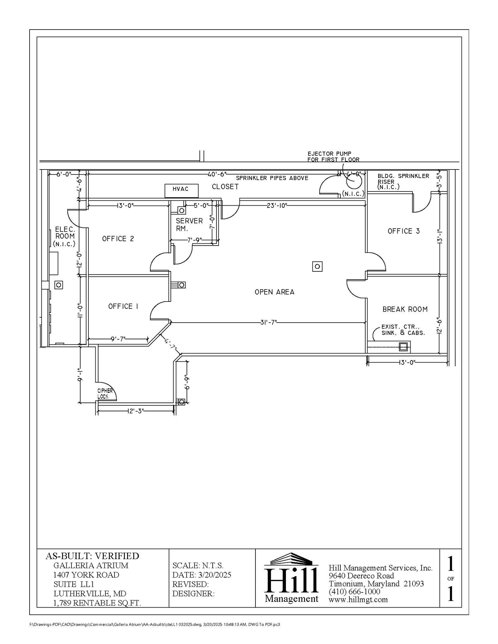 1407 York Rd, Lutherville, MD à louer Photo intérieure– Image 1 sur 1