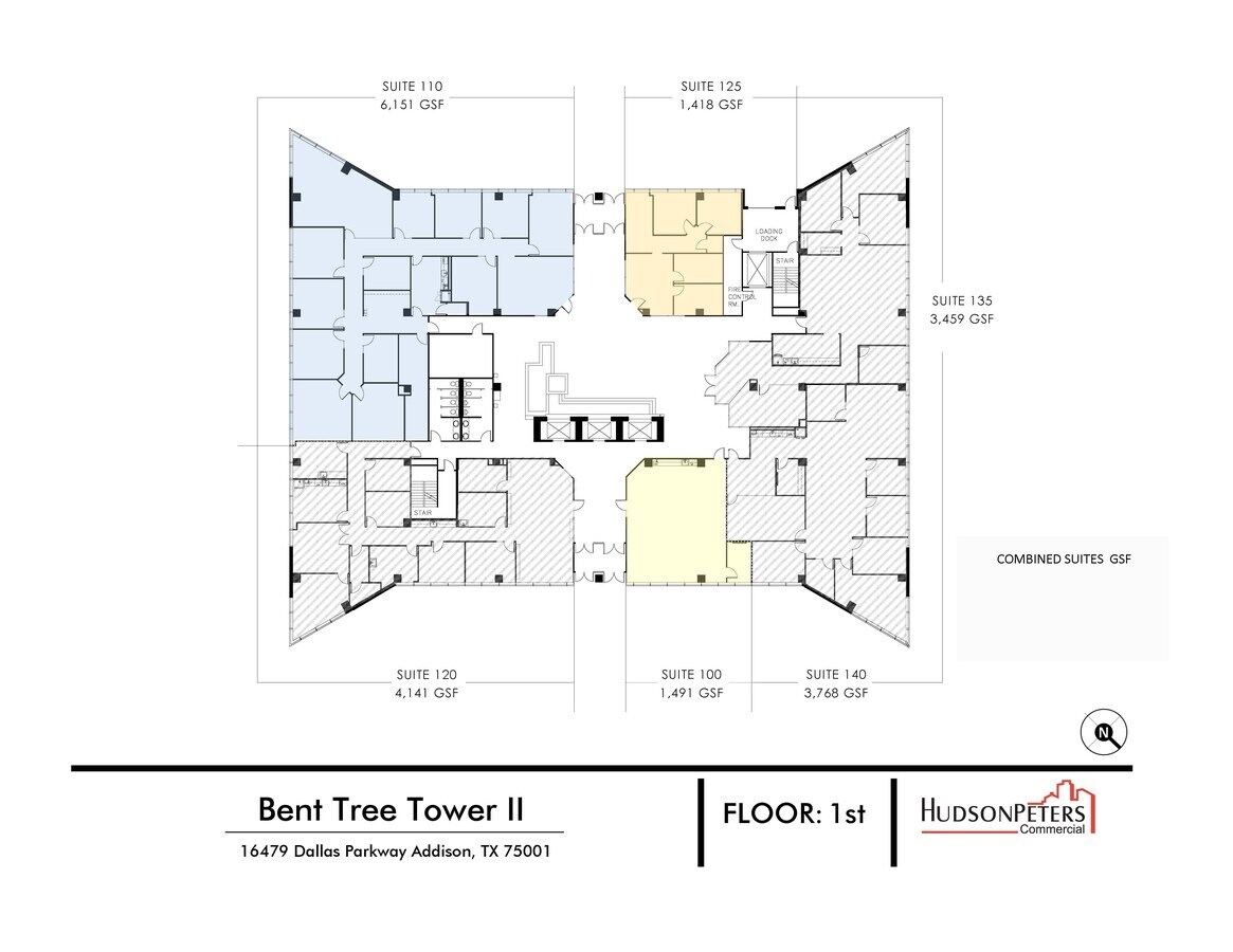 16479 Dallas Pky, Addison, TX 75001 - Lot 110 - - Plan d’étage - Image 1 of 1