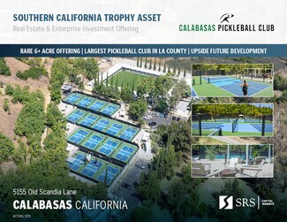 Plus de détails pour 5155 Old Scandia Ln, Calabasas, CA - Sports et loisirs à vendre