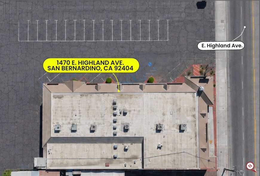 1470 Highland Ave, San Bernardino, CA à louer - Aérien – Image 2 sur 4