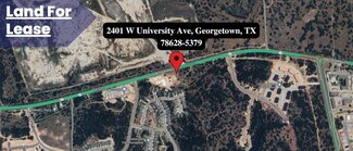 Plus de détails pour 2451 W University Ave, Georgetown, TX - Terrain à louer